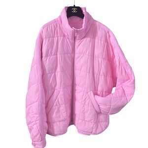 Free People Movement X Hatch Pippa Packable Puffer Pink Women's Jacket Size L